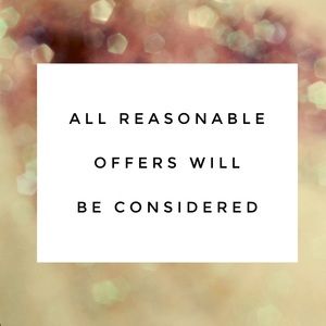 Make an offer. All considered.